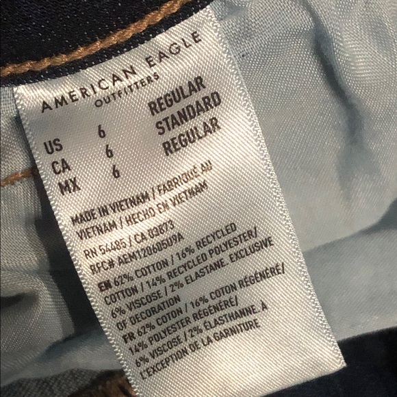 AMERICAN EAGLE HIGH-RISE SKINNY KICK JEANS 6/28x32 ⭐️ - Picture 11 of 15